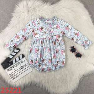 Barboteuse à bulles personnalisée Soie de lait Bon prix Sweat à capuche raisonnable Combinaisons pour bébés Splendide ODM Nouveau style de barboteuses pour bébés - Product Image 1