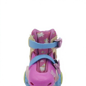 Patins à roulettes multi-saison Pu Flashing pour enfants, 4 roues, entraînement sportif en plein air - Product Image 3