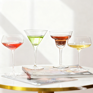 Copa de cóctel de cristal sin plomo Elegantes vasos de Martini y champán Coupe para Home Bar - Product Image 6