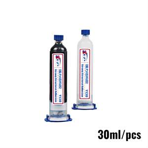 Adhésif structurel HZY Y130 PP 30ML Noir/Transparent Colle de collage pour la réparation de la coque arrière du cadre intermédiaire d'<span class=keywords><strong>iPhone</strong></span> Android Outils de réparation - Product Image 2