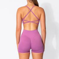 Nouveauté : Short de sport pour femme, haute qualité, sans couture, effet sculptant, en nylon, pour fitness, gym, yoga, entraînement, personnalisable