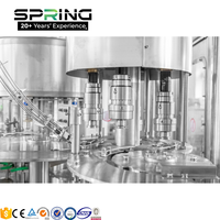 Projet d'usine d'eau pure économique, machine de remplissage d'eau en bouteille entièrement automatique à petite échelle