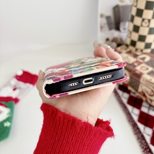 Giáng Sinh Santa Claus Điện Thoại Trường Hợp Đối Với Xiaomi POCO C85 15T 17 Pro Max Đối Với Redmi Lưu Ý 15 Pro + Pro Cộng Với 15C Lật Da Ví - Product Image 3