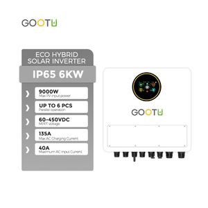 เหมาะสำหรับ Gootu High Frequency Eco 24V/3Kw 48V/6Kw ระบบไฮบริดพลังงานแสงอาทิตย์เฟสเดียว Mppt Solar Hybrid Ip65 แบบขนาน - Product Image 1