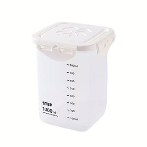 Food Grade Transparent Plastic Eco-Friendly Stackable Airtight <b>Storage</b> <b>Jar</b> <b>Kitchen</b> Container Large Capacity <b>for</b> Grain Tea Food - Product Image 6