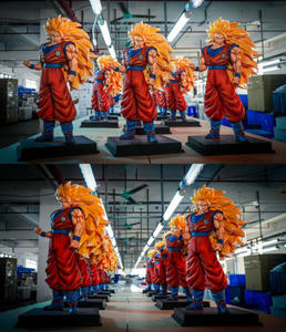 Figura de PVC de Son Goku Super Saiyan 3 de Dragon Ball Z, 54 cm, Figura de Anime de Gran Tamaño, Nueva, de Dibujos Animados y Manga, para Regalo - Product Image 4