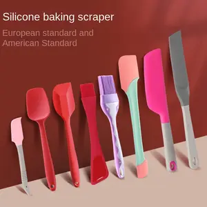 Juego de espátula de silicona, utensilios de cocina para hornear, utensilios de cocina antiadherentes resistentes al calor