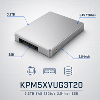 KPM5XVUG3T20 3.2TB SAS 12Gbps SSD 2.5 pouces pour serveur d'entreprise, stockage de centre de données, virtualisation
