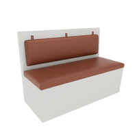 Tabourets de bar en cuir personnalisés dossier haut cadre en métal chaise de comptoir hauteur pour cuisine café table de bar