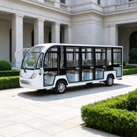 Mini-bus électrique 20 places, grande capacité de chargement, idéal pour le transport urbain et rural, exclusif pour les transports publics.