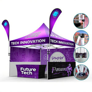 Vendita Diretta dalla Fabbrica, Pratico Gazebo Pop-up Personalizzabile, Stand Pubblicitario Pieghevole per Marchi - Product Image 4