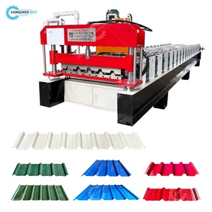 Máquina Formadora de Rollos de Láminas para Techos Trapezoidales 686 de Primera Calidad, Popular <span class=keywords><strong>en</strong></span> Sudáfrica - Product Image 1