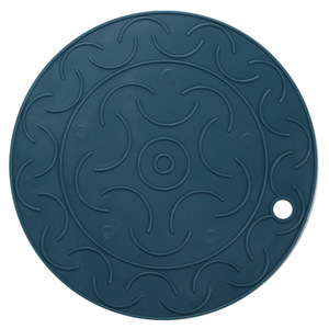 Tapis isolant thermique en silicone, design nordique rond, pour pot, tasse à thé, bol, tapis de table épaissi - Product Image 1