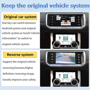 Autoradio à écran tactile complet pour <span class=keywords><strong>Land</strong></span> Range <span class=keywords><strong>Rover</strong></span> <span class=keywords><strong>Evoque</strong></span> L551 L538 2013-2017 mise à niveau <span class=keywords><strong>carplay</strong></span> sans fil et unité centrale automatique android - Product Image 4
