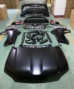 รถกันชนBody Kit Faceliftแปลงไฟหน้าBody KitสําหรับLand Cruiser Prado LC 200 2021 อัพเกรดเป็น 2016-สูง