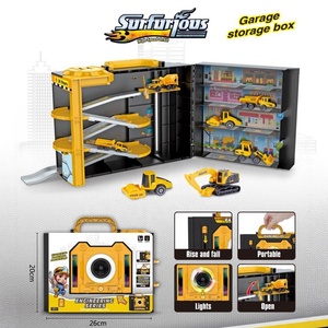 Boîte <span class=keywords><strong>de</strong></span> rangement <span class=keywords><strong>pour</strong></span> enregistreur <span class=keywords><strong>de</strong></span> jeu <span class=keywords><strong>pour</strong></span> enfants Parking Jouet Rampe Piste <span class=keywords><strong>de</strong></span> levage Parking Garage Set <span class=keywords><strong>de</strong></span> jeu avec lumières et musique - Product Image 4