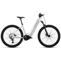 Vélo Électrique Électrique à Cadre Bas EC2 Step Thru avec Moteur Central Bafang M430, Freins à Disque Hydrauliques, Roues de 27,5 Pouces, Vélo de Ville