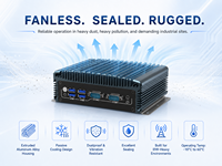 Mini PC Compacto sin Ventilador, Doble LAN, COM, USB, Salida de Pantalla, Almacenamiento Opcional, para Equipos Comerciales, OEM, ODM, Personalizable