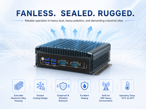Mini PC Compacto sin Ventilador, Doble LAN, COM, <span class=keywords><strong>USB</strong></span>, Salida de Pantalla, Almacenamiento Opcional, para Equipos Comerciales, OEM, ODM, Personalizable - Product Image 4