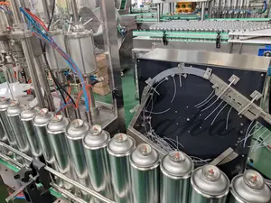 Machine de <span class=keywords><strong>remplissage</strong></span> automatique électrique à commande PLC pour aérosols (<span class=keywords><strong>GPL</strong></span>/Gaz mazout) haute productivité, pour ligne de production de boissons - Product Image 5