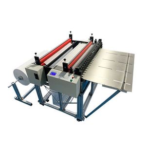 Máquina Cortadora Automática de Rollos de Papel de Cuero Vacuno, PVC, PET, Película de Burbujas de Aire y Metal, de Alta Velocidad y Dimensiones Compactas - Product Image 1