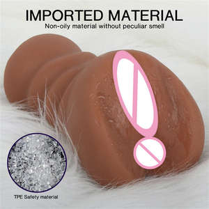 पुरुषों के आत्म-सुखद उपकरण दोहरी चैनलों 3 डी यथार्थवादी बनावट नितंबक्स योनि स्ट्रोकर वयस्क सेक्स खिलौना XYD-PP05 ओएम - Product Image 3