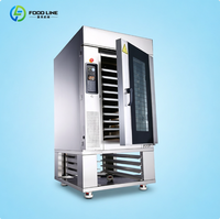 Four à convection électrique avec plaque vitrocéramique 380V, four à convection 6 plateaux, four électrique pour la cuisson