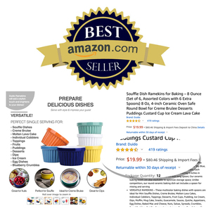 Beeman four petit <span class=keywords><strong>moule</strong></span> à Dessert, <span class=keywords><strong>moule</strong></span> à gâteau, plaque de cuisson en céramique, bol à plat, plateau, ensemble de tasses - Product Image 3