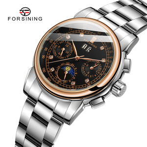 Reloj Automático <span class=keywords><strong>de</strong></span> Buena Calidad, Reloj Mecánico con Fase Lunar, Correa <span class=keywords><strong>de</strong></span> Cuero Genuino, Reloj <span class=keywords><strong>de</strong></span> Lujo con Fecha para <span class=keywords><strong>Mujer</strong></span>, <span class=keywords><strong>Relojes</strong></span> Elegantes y Costosos para <span class=keywords><strong>Mujer</strong></span> - Product Image 5