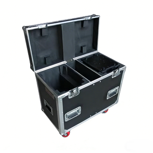 <span class=keywords><strong>Flight</strong></span> <span class=keywords><strong>case</strong></span> en mousse d'aluminium pré-découpée pour platines et équipement DJ <span class=keywords><strong>vinyle</strong></span> - Product Image 1