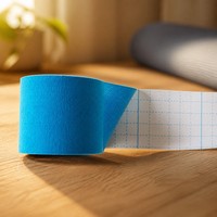 Bande de kinésiologie imperméable, bande sportive élastique, soutien musculaire respirant, bande athlétique pour la prévention des blessures à la cheville, au poignet et au genou
