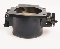 Nouveau corps de papillon de performance en aluminium CNC de 92 mm avec capteurs TPS et IAC pour collecteur d'admission 4 boulons LSX LS1 LS2 LS3 LS7 Noir/Argent