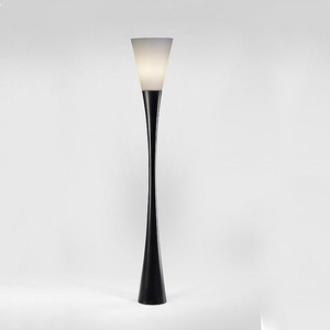Floor Lamp With Off White Shade Iron Body LED <b>Light</b> Source For Villa Interior - Product Image 4