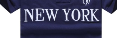Bleu foncé + NEW YORK