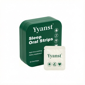 OEM Bandes buccales apaisantes pour le sommeil, à base de plantes naturelles, complément alimentaire de qualité alimentaire, saveur personnalisée pour adultes, favorisant le calme et un sommeil profond - Product Image 1