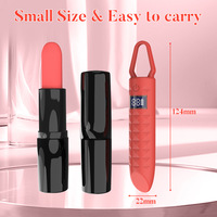 LCD Bullet Starker Schock-Massager mit Ladefunktion für Erwachsenen-Spaß, Weiblicher Masturbator