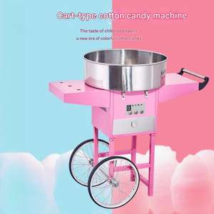 NUEVA Máquina Industrial Comercial Eléctrica para Algodón de Azúcar, Máquina Comercial a Gas para Algodón de Azúcar con Carrito - Product Image 3