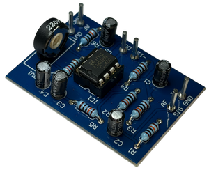 LM358 ออปแอมป์โมดูลไมโครโฟนบอร์ดปรีแอมป์ปรับเกนได้ 40dB 10-30V เครื่องขยายสัญญาณอนาล็อกสำหรับเซ็นเซอร์เสียงอาร์ดูโน่ - Product Image 3