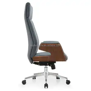 Leather Chairs Office Restaurant Furniture Chairs Training Chair Without Wheels