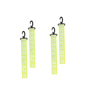 Individuelles Logo Sicherheitsschnalle Hochsichtbarer Langer Reflektierender Schlüsselanhänger Reflektierende Etiketten Handgelenkschlaufe Rucksack-Zubehör Anhänger - Product Image 5