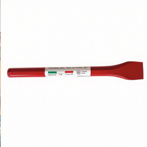 Ciseau hexagonal pour maçonnerie 5060 fabriqué en Italie, manche rouge - Product Image 2