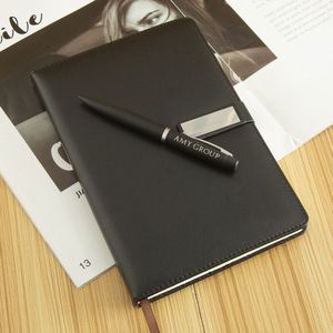 Executive Gift Set: Insulated Tumbler, <b>Notebook</b>, USB Drive & Pen - Premium Corporate Gifts - Product Image 4