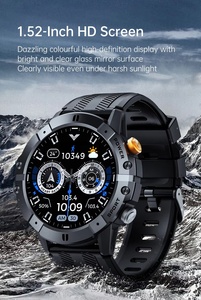 Reloj Inteligente Deportivo C29 con Pantalla Redonda de 1.52 Pulgadas, Resistente al Agua, para Actividades al Aire Libre, Dispositivo Digital para Hombre - Product Image 6