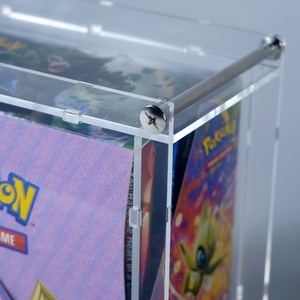 Boîte de présentation en acrylique transparente personnalisée par le fabricant, boîte Elite Trainer avec couvercle magnétique - Product Image 6