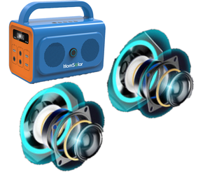 Generador Solar Portátil con Batería de Litio 18650, Almacenamiento de Energía, Onda Sinusoidal Pura, Batería <span class=keywords><strong>Externa</strong></span>, Altavoz Bluetooth, Iluminación LED - Product Image 4