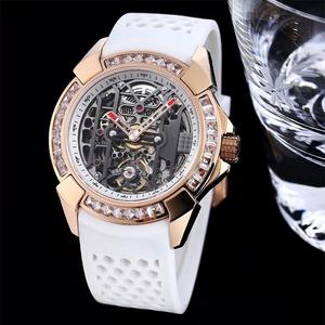 Reloj de Pulsera de Acero Inoxidable para Hombre con Movimiento Automático Tourbillon y Función de Resistencia al Agua - Product Image 3