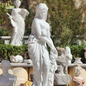 รูปปั้นผู้หญิงอาบน้ำหินอ่อนรูปปั้นผู้หญิงคลาสสิก - Product Image 5