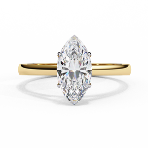Bague de fiançailles pour femme en or massif 18 carats avec diamant de laboratoire taille brillant, certifiée IGI, plaqué rhodium, luxe, couleur D, gravure laser - Product Image 4