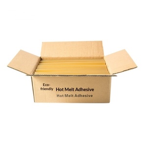 New Yellow Transparent Acrylic Hot Melt Adhesive <strong>Strip</strong> 7mm/11mm High Sticky Thermoplastic <strong>Resin</strong> for Carton Packaging Wooden - Product Image 5