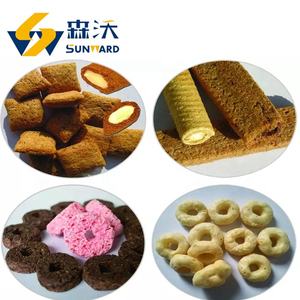 Machine de fabrication de snacks à <span class=keywords><strong>sandwich</strong></span> de petite capacité Boules de <span class=keywords><strong>fromage</strong></span> Sauce au chocolat Noyau d'oreiller Ligne de production d'aliments soufflés - Product Image 6